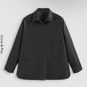 Cider  Faux Leather Jacket 1XL but fits bigger